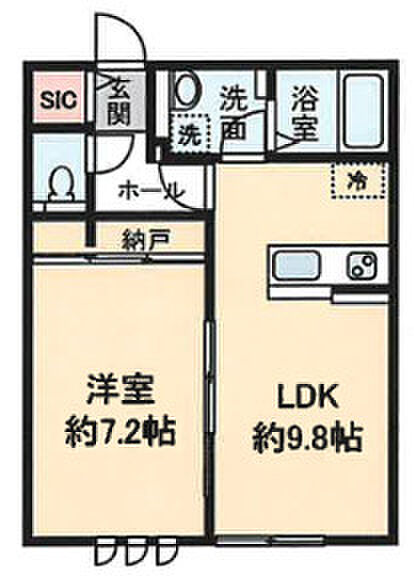 Urban　life　TODA 301｜埼玉県戸田市上戸田1丁目(賃貸アパート1LDK・3階・40.76㎡)の写真 その1