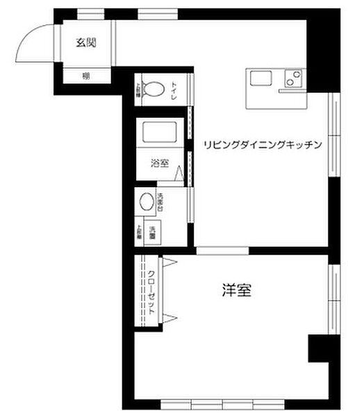 ガーデンヒルズ市ヶ谷 ｜東京都新宿区納戸町(賃貸マンション1LDK・2階・42.99㎡)の写真 その2