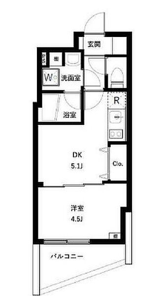 東京都板橋区宮本町(賃貸マンション1DK・5階・25.37㎡)の写真 その2