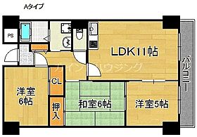 エテルノ21  ｜ 大阪府泉佐野市日根野（賃貸マンション3LDK・6階・66.78㎡） その2