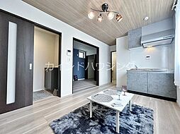 朝の春風とふんわりしっぽ 1階1DKのリビング/ダイニング