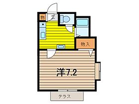 メゾン・ミューズ 202 ｜ 埼玉県さいたま市中央区大戸３丁目17-1（賃貸アパート1K・2階・22.57㎡） その2