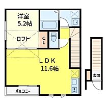 DCR大久保領家 201 ｜ 埼玉県さいたま市桜区大字大久保領家412-1（賃貸アパート1LDK・2階・39.86㎡） その2