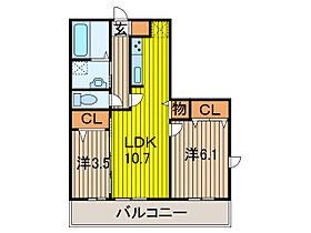 シャルマン元町 101 ｜ 埼玉県さいたま市浦和区元町２丁目18-29（賃貸アパート2LDK・1階・50.37㎡） その2