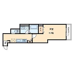 (仮称)さいたま市桜区西堀AP 1Kの間取図画像
