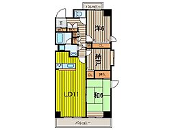 プロスペクト浦和常盤 3LDKの間取図画像