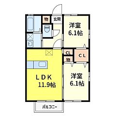 物件の間取り