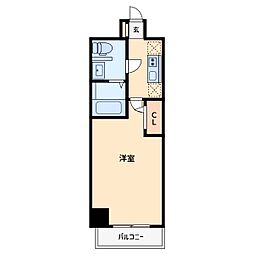 GranCasaさいたま新都心 1Kの間取図画像