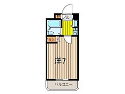 浦和シティマンション 1Kの間取図画像