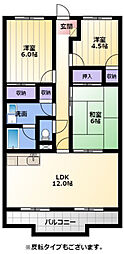 カルカソンヌ 3LDKの間取図画像