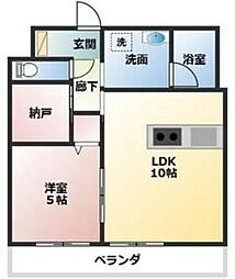 間取図画像 1SLDK