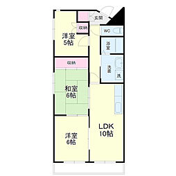 間取図画像 3LDK