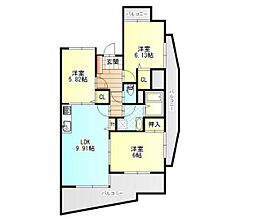 間取図画像 3LDK