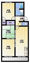 ロワイヤルマンション 3LDKの間取図画像