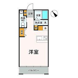 ARCO15 ワンルームの間取図画像
