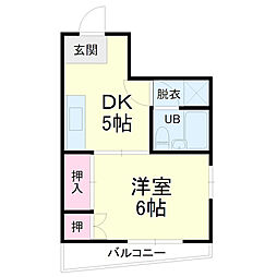 EIGHTBUILDING 1DKの間取図画像