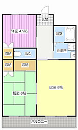 Re・Pose半田山 2LDKの間取図画像