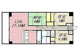リアライズ城北 3LDKの間取図画像