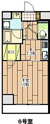 Prime City Place 1Kの間取図画像