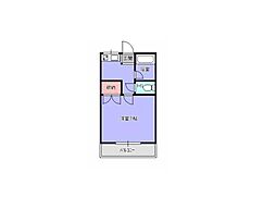 PANSE1 1Kの間取図画像