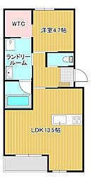 AQUA 1LDKの間取図画像