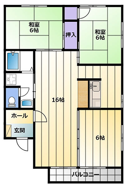 セジュール蜆塚 202｜静岡県浜松市中央区蜆塚３丁目(賃貸アパート3LDK・2階・70.38㎡)の写真 その2