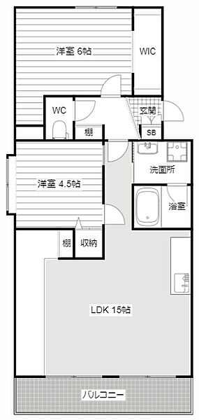 アヴェニュー元浜 106｜静岡県浜松市中央区元浜町(賃貸マンション2LDK・1階・59.72㎡)の写真 その2