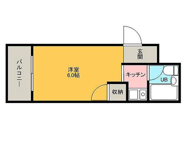 カレッジタウンウィング 312｜静岡県浜松市中央区布橋２丁目(賃貸マンション1R・3階・17.00㎡)の写真 その2