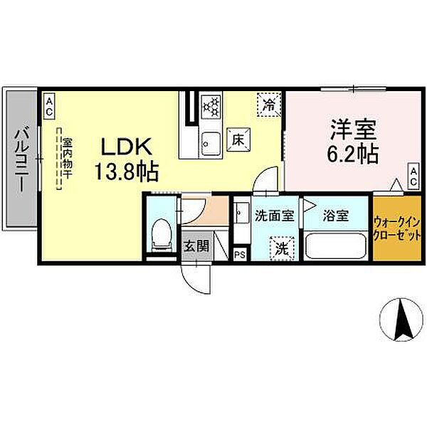 仮）D-room上浅田2丁目 101｜静岡県浜松市中央区上浅田２丁目(賃貸アパート1LDK・1階・46.27㎡)の写真 その1