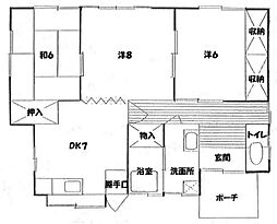 🉐敷金礼金0円！🉐蜆塚4-8-13鈴木貸家