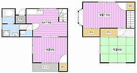 テラスハウス小田木A A-1 ｜ 静岡県浜松市中央区入野町（賃貸テラスハウス2LDK・1階・57.96㎡） その2