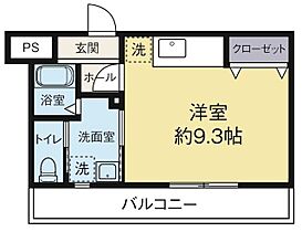 TKマンションIII 303 ｜ 静岡県浜松市中央区木戸町（賃貸マンション1R・3階・27.00㎡） その2