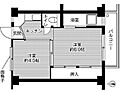 ビレッジハウス篠原5号棟3階2.5万円