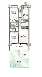 ベルポート朝霞台参番館 3LDKの間取り