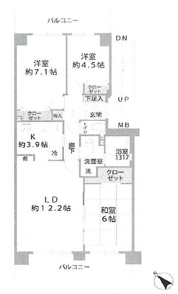 間取りを拡大表示