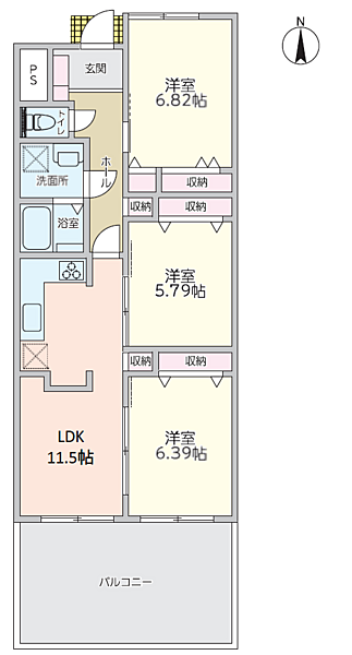 間取りを拡大表示