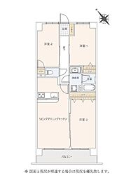 北習志野セントラルガーデン 3LDKの間取図画像