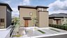 外観：建物プラン例　建物価格：2040万円　建物面積：80ｍ2　別途、外構費用が発生します