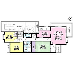間取図画像 3LDK