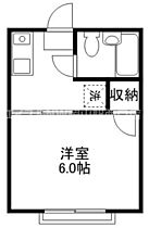 シャルマンＢ棟  ｜ 岡山県岡山市北区原（賃貸アパート1K・2階・18.62㎡） その2