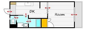 五月マンションメーベ  ｜ 岡山県岡山市北区伊島町3丁目（賃貸マンション1DK・2階・34.00㎡） その2