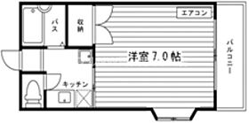 カナンハイツ津高  ｜ 岡山県岡山市北区津高631*7（賃貸マンション1K・4階・22.00㎡） その2