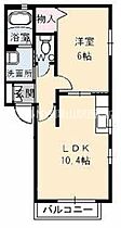 Sacro Monte  ｜ 岡山県岡山市北区京山2丁目（賃貸アパート1LDK・1階・38.95㎡） その2