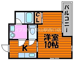 フェリーチェ高柳  ｜ 岡山県岡山市北区高柳東町（賃貸マンション1K・1階・28.14㎡） その2