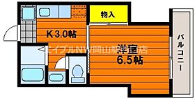 カーサ幹III  ｜ 岡山県岡山市北区北方3丁目（賃貸アパート1K・1階・22.00㎡） その2