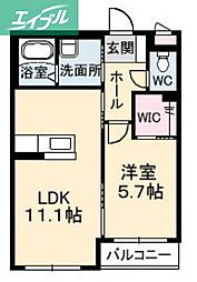 グランマスト高柳 B棟 2階/-