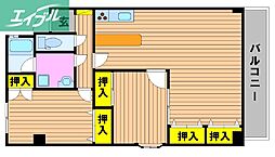 桃の里マンション 3階/-