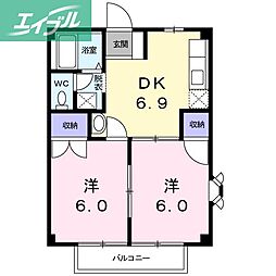 ニューシティ学南 2階