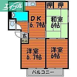 シャーメゾンコスモス D棟 2階