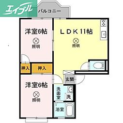 サンライフ下伊福 3階